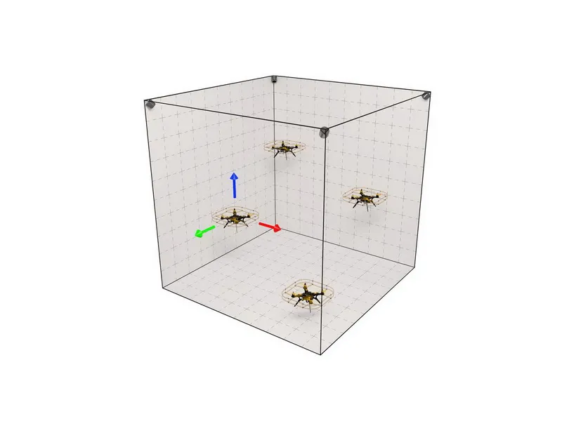 Геоскан Пионер - Безопасное воздушное пространство (защитная сетка 3х3х3 м) 