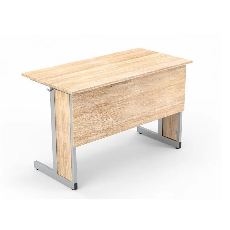 Стол ученический прямоугольная труба (зашивка и экран из ДСП)