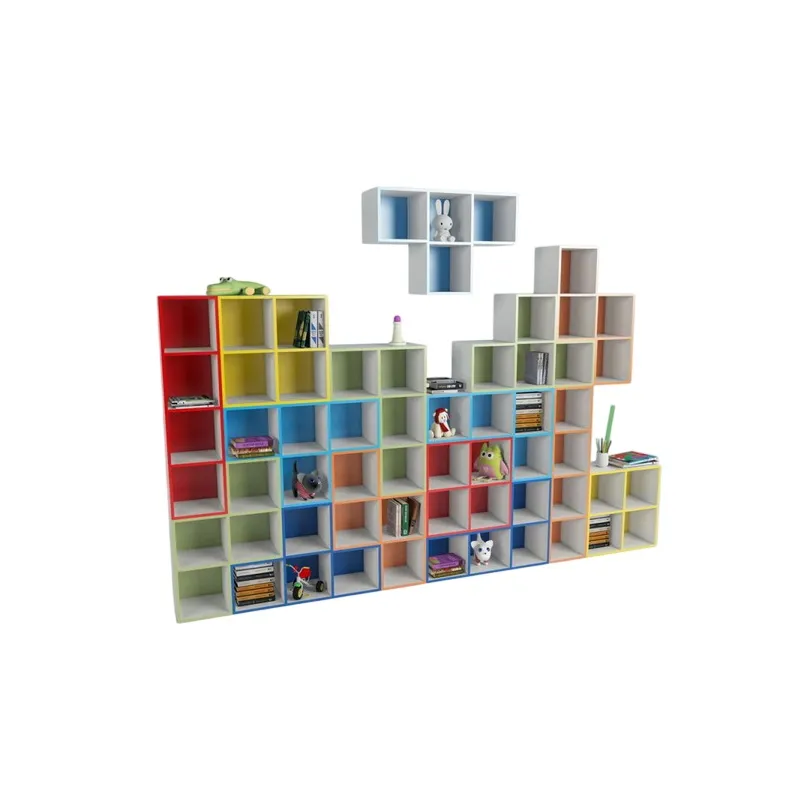 Стеллаж Тетрис прямой 3850×350×2800 мм