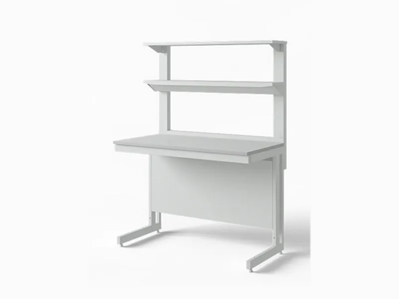 Лабораторный стол с двумя полками, нагрузка 250 кг