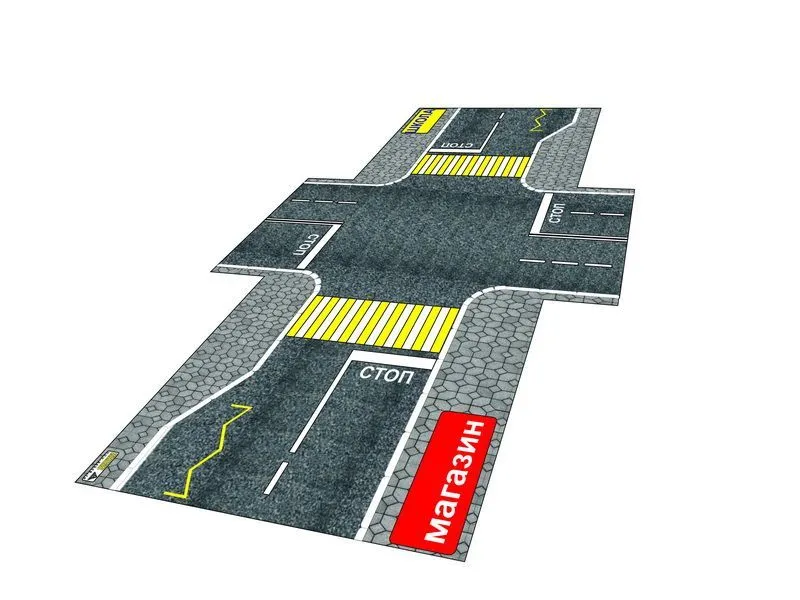 Детский автогородок «Малый №2» 3×5 м