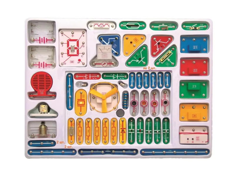 Электронный конструктор ЗНАТОК 999 схем+Школа (5+)