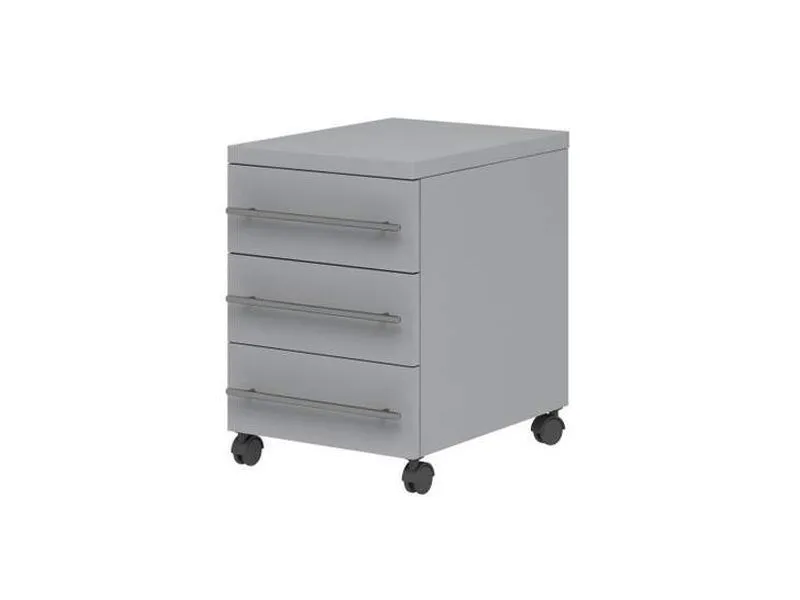 Тумба подкатная с ящиками, лист.сталь, 670х400х500 мм.