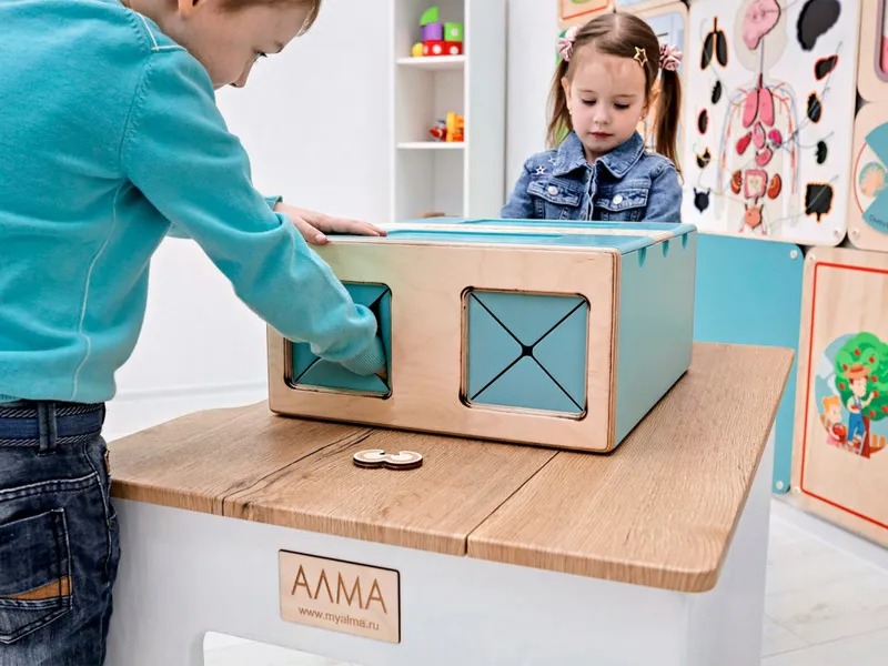 Тактильный развивающий комплект «Тайничок АЛМА»