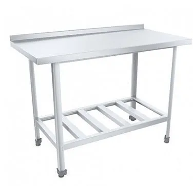 Стол разделочный с бортиком + полка-решетка, серия ЭКОНОМ ЦК