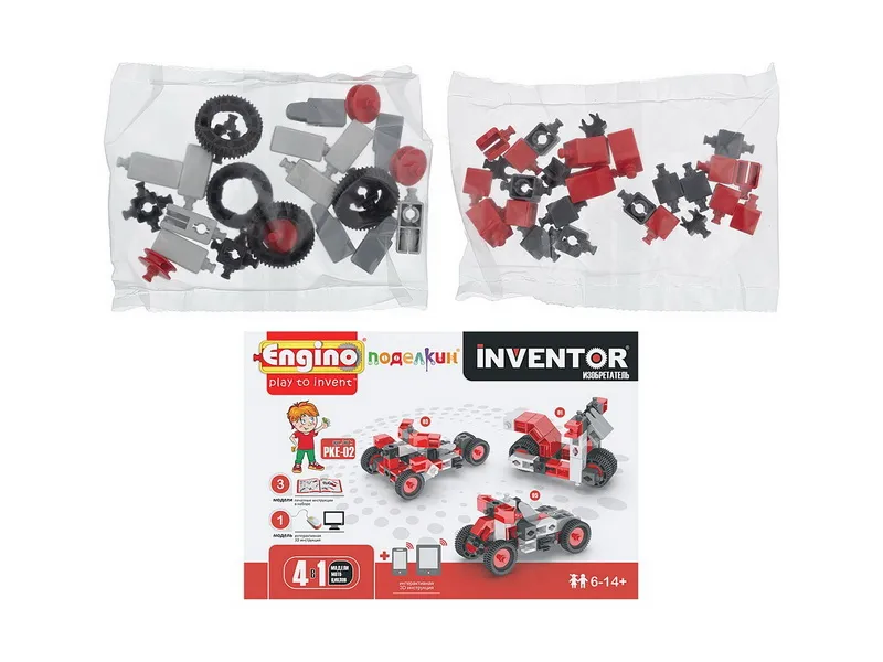 Конструктор ENGINO Мотоциклы - 4 модели