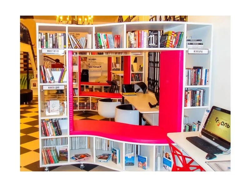 Стеллаж ВОЛНА мобильный 2200×1300×2100 мм