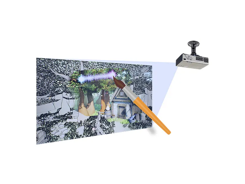 Интерактивная стена-раскраска «Мастер-Фломастер» — до 5 детей