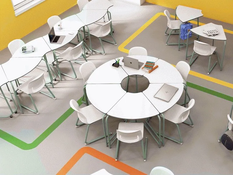 Модульный школьный стол Element — нерегулируемый