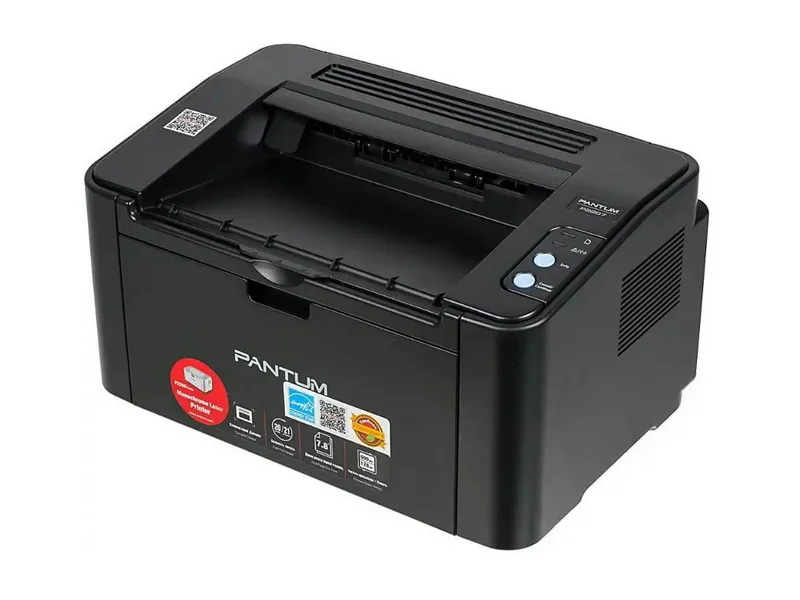 Принтер лазерный Pantum P2207 черно-белая печать, A4, цвет черный