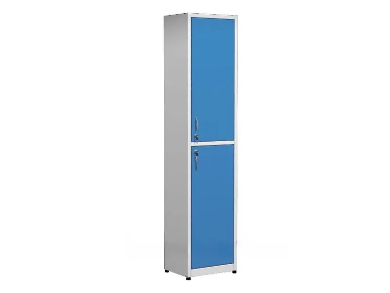 Шкаф медицинский металлический 500×400×1750 мм