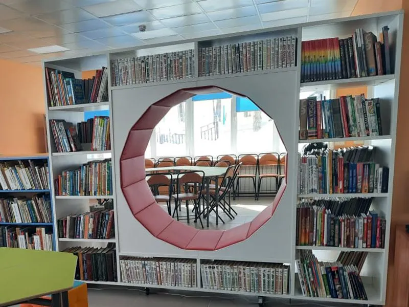 Стеллаж 2-сторонний ИЛЛЮМИНАТОР с посадочным местом 260х80х210 cм