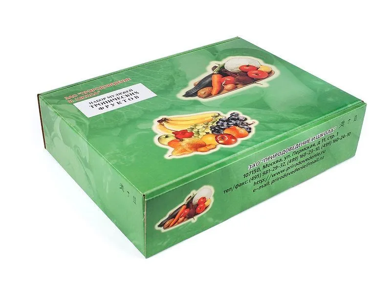 Набор муляжей тропических фруктов, 9 шт.