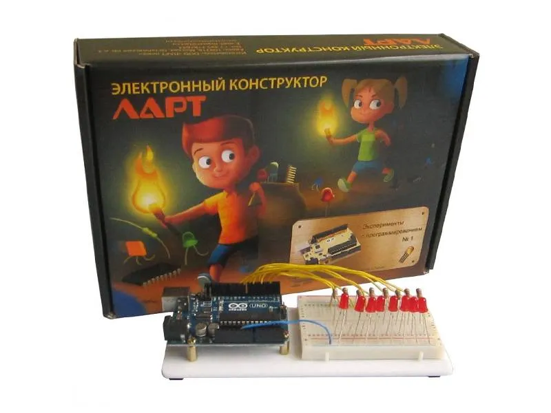 Электронный конструктор "Эксперименты с программированием №1" (Arduino)