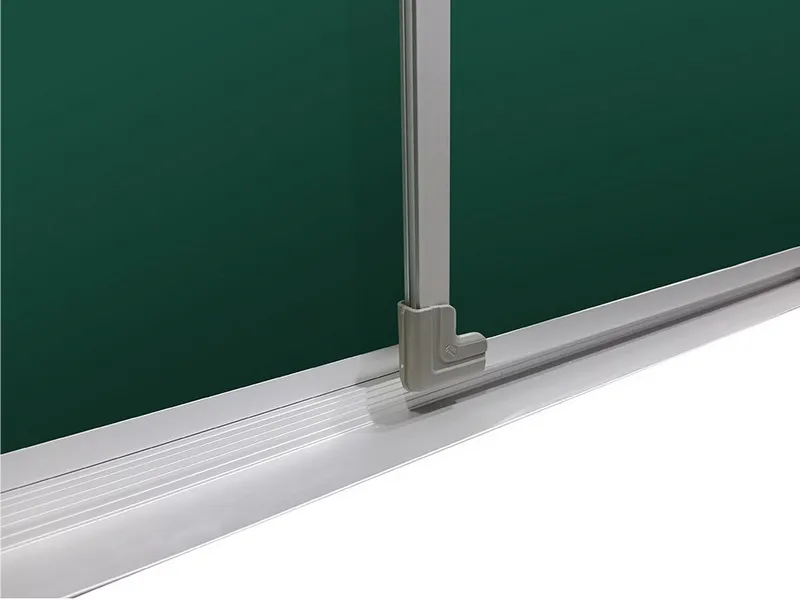 Трехэлементная магнитно-меловая доска 100х200 - алюминиевый профиль