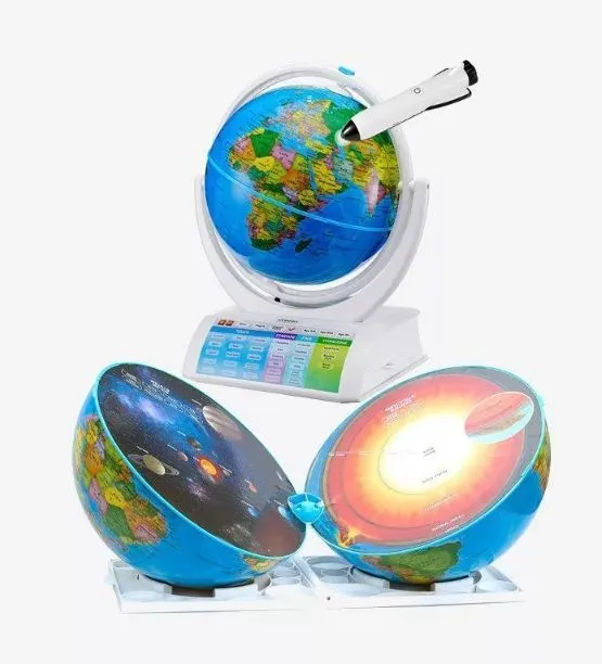 Интерактивный глобус открывающийся