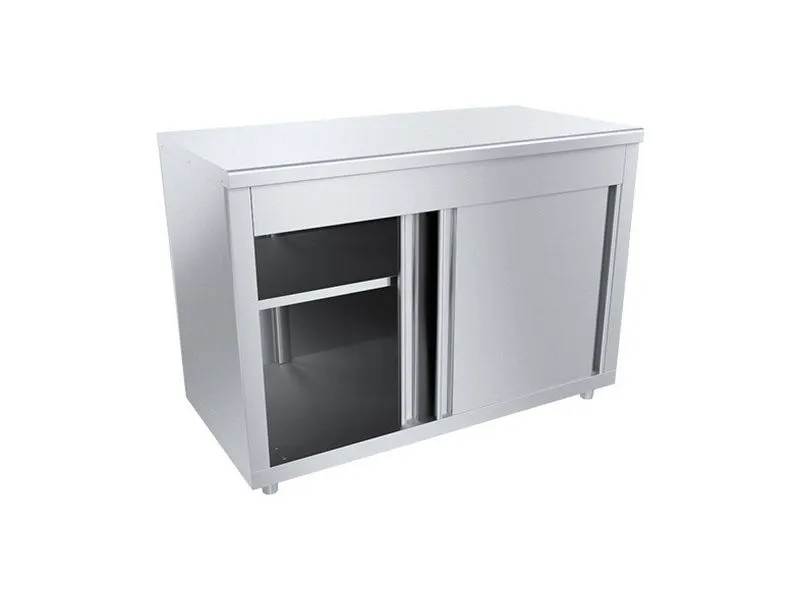 Стол-тумба с раздвижными дверками, 800х600 мм