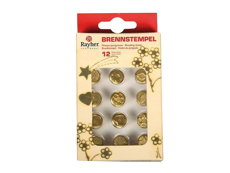 Штампы для выжигания «Узоры», 12 шт.