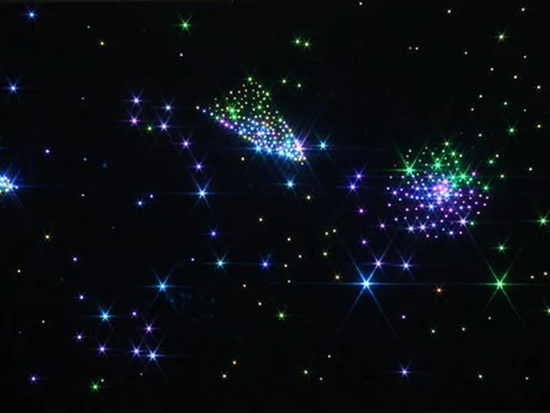 Световой ковер фибероптический напольный 2000х1000 мм