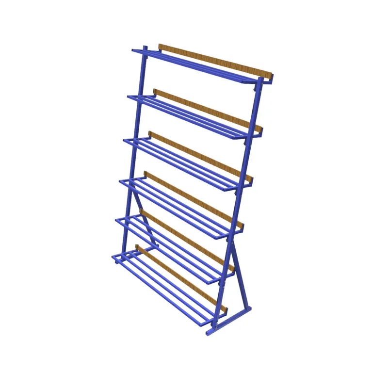 Стойка-стеллаж для хранения лыжных ботинок, 6 полок 1260х500х1910 мм