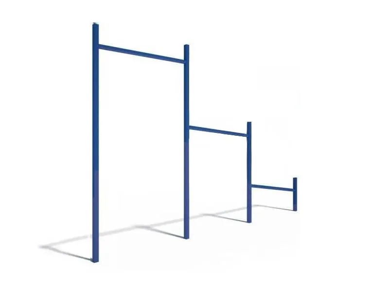 Турник тройной разноуровневый для подтягивания и отжиманий