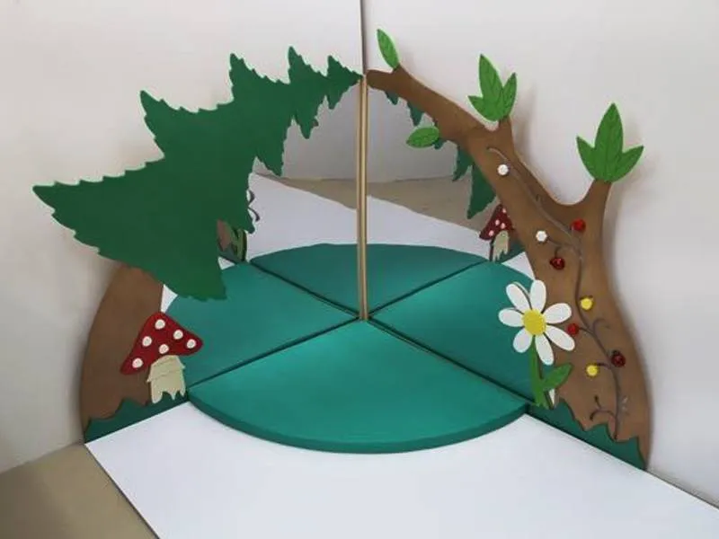 Модуль зеркальный угловой 750х600х700 мм