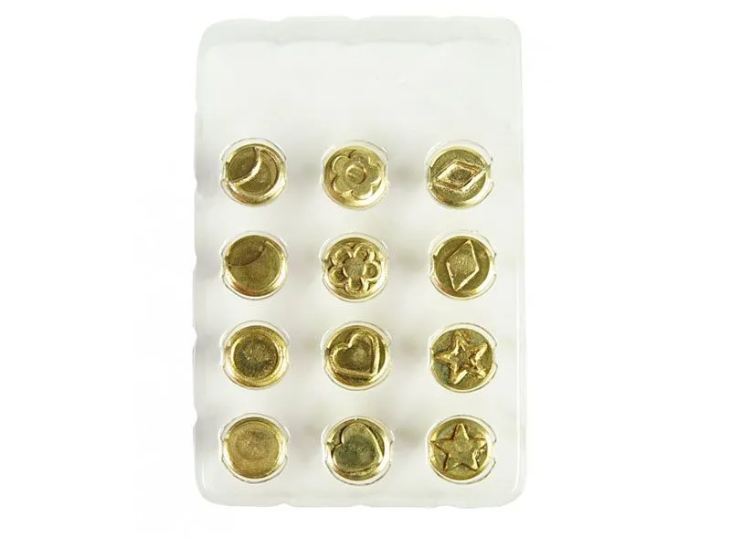 Штампы для выжигания «Узоры», 12 шт.