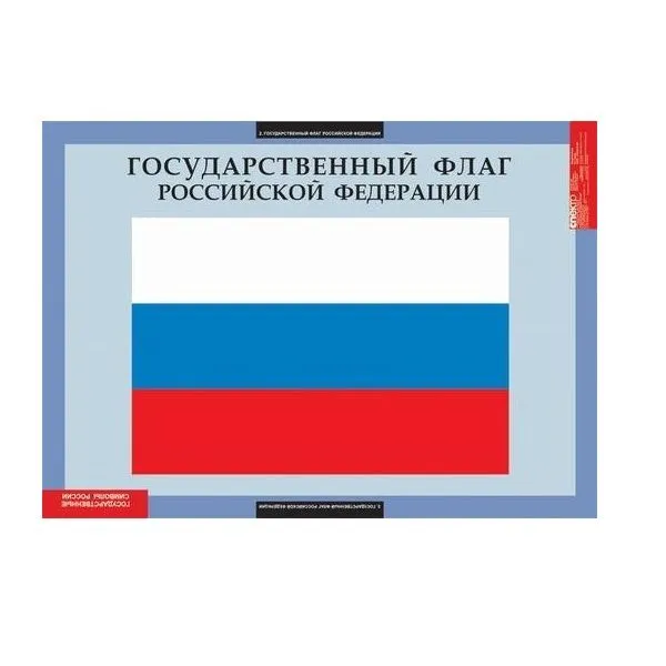 Таблицы демонстрационные «Государственные символы России»