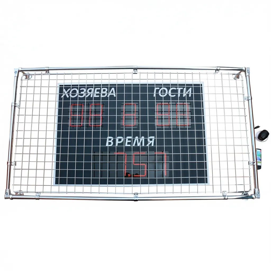 Табло электронное игровое (для волейбола, баскетбола, футбола, гандбола), с защитным экраном