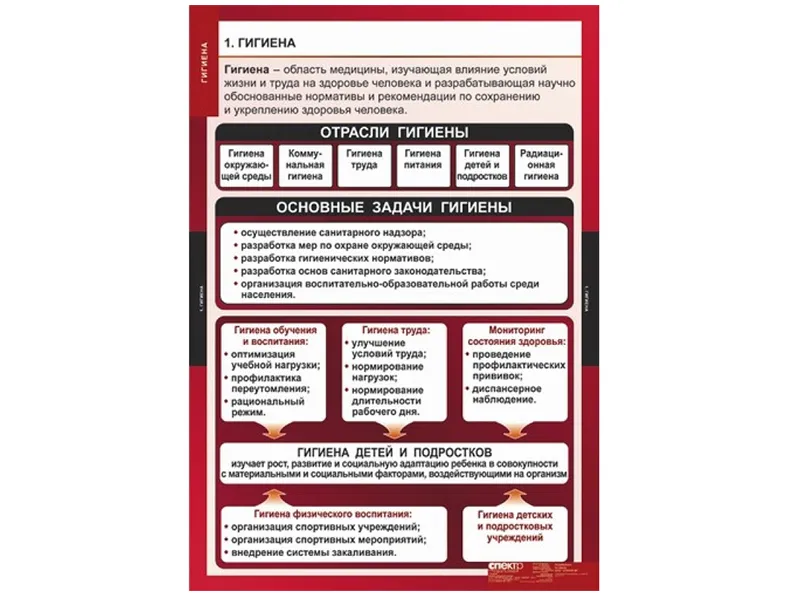 Комплект таблиц Гигиена 8 шт.