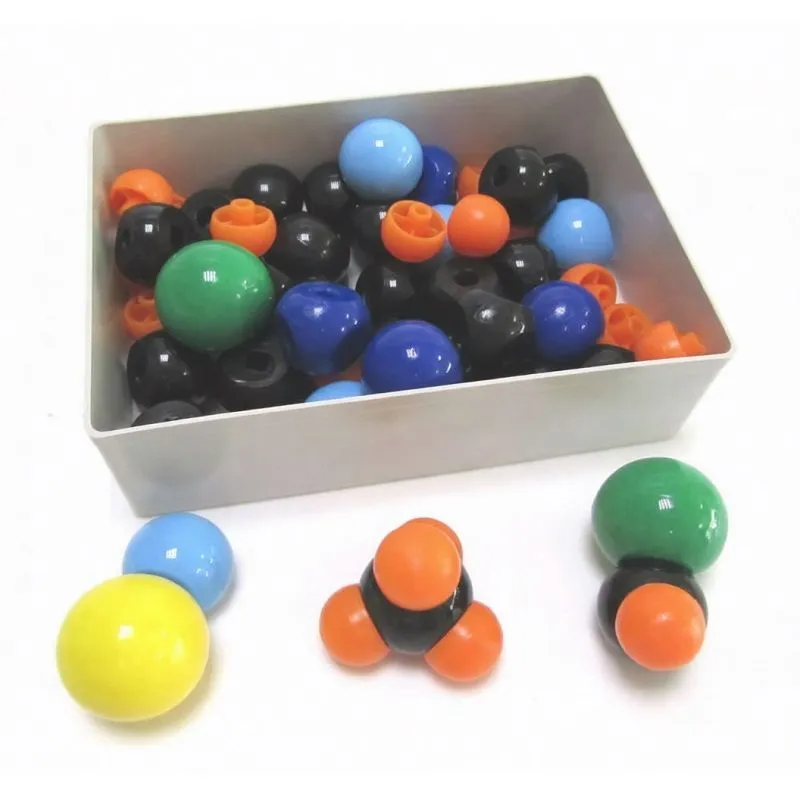 Набор для моделирования объёмных молекул (разноцветные шарики)