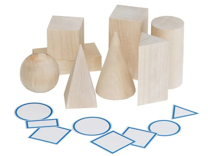 Набор геометрических тел — 8 деталей