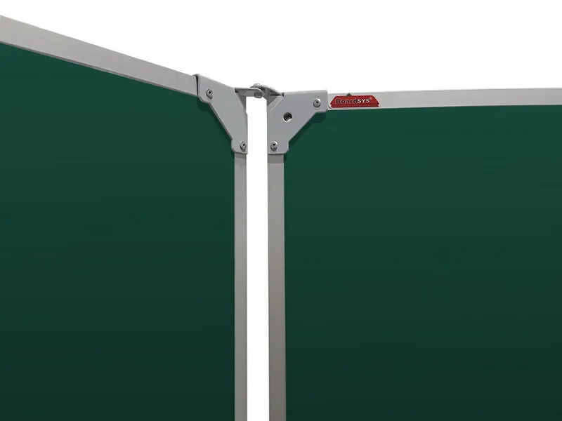 Трехэлементная магнитно-меловая доска 100х200 - алюминиевый профиль