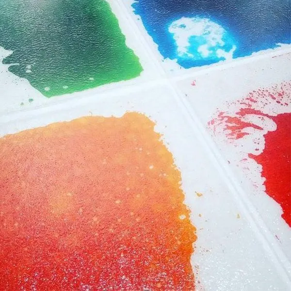 Плитка напольная Liquid Floor одноцветная 1000х1000 мм