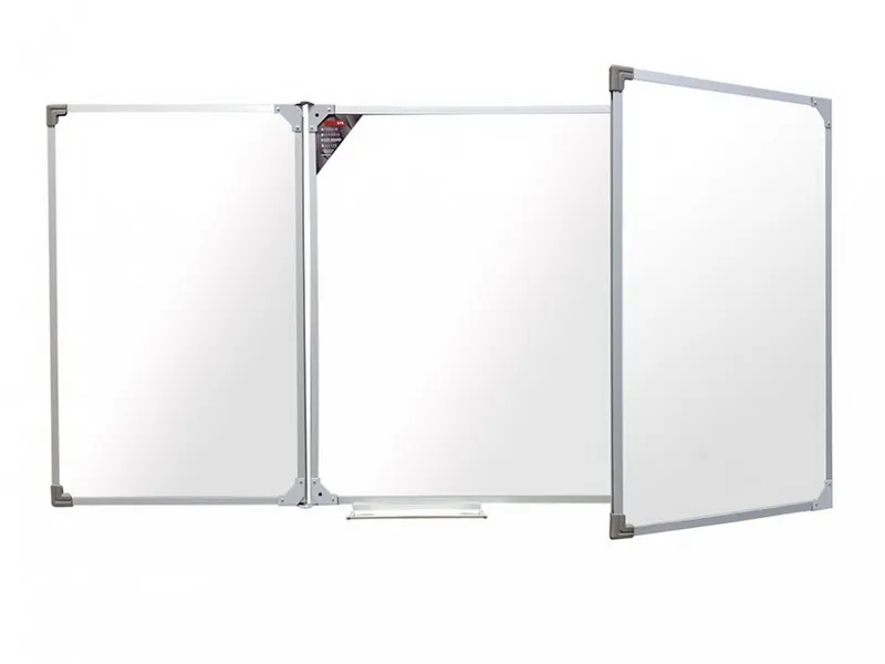 Трехэлементная магнитно-маркерная доска 100х300 - алюминиевый профиль