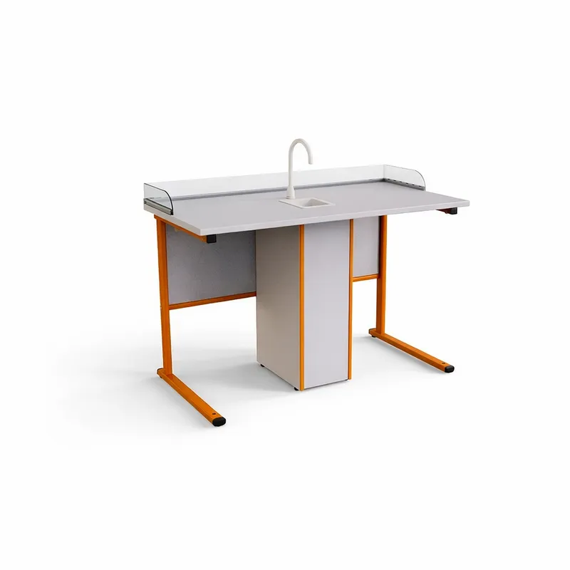 Стол ученический с сантехникой, столешница 26 мм