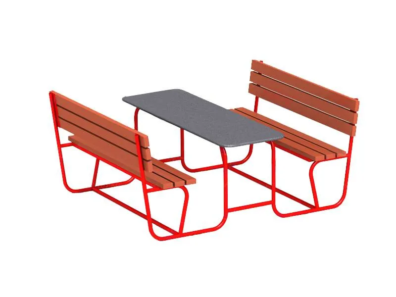 Столик со скамейками