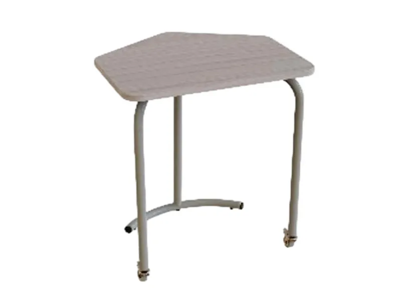 Стол модульный пятиугольный, нерегулируемый с колесами со стопорами