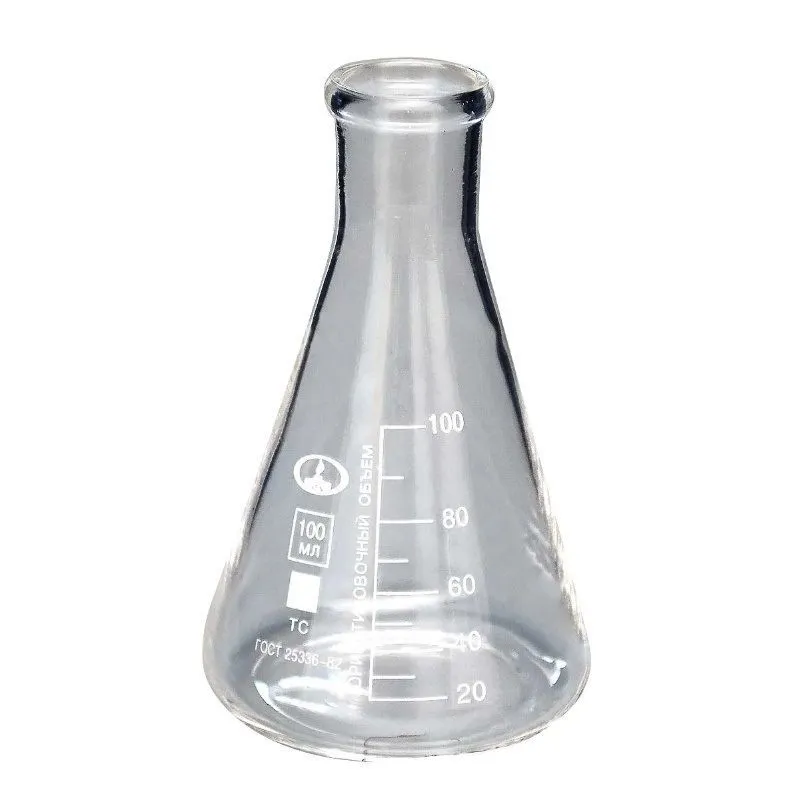 Колба коническая 100 мл (стекло)