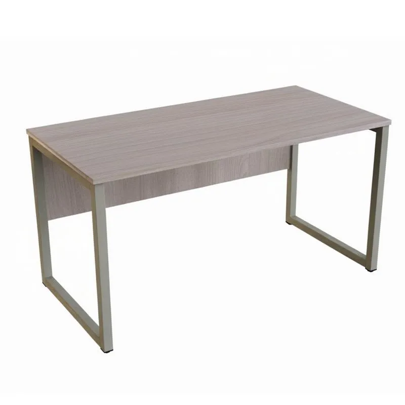 Стол офисный на О-образном каркасе с экраном