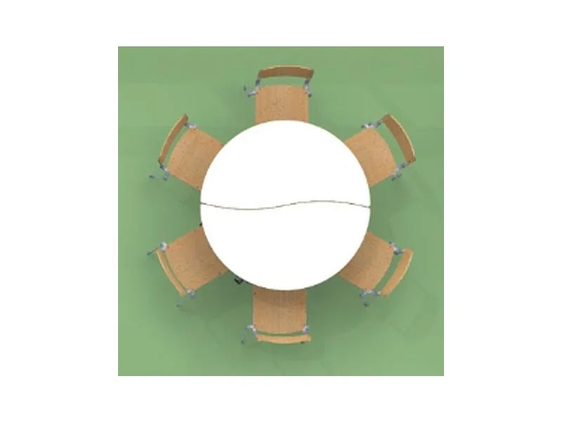 Ученический стол-трансформер «Полукруглый» Лайн