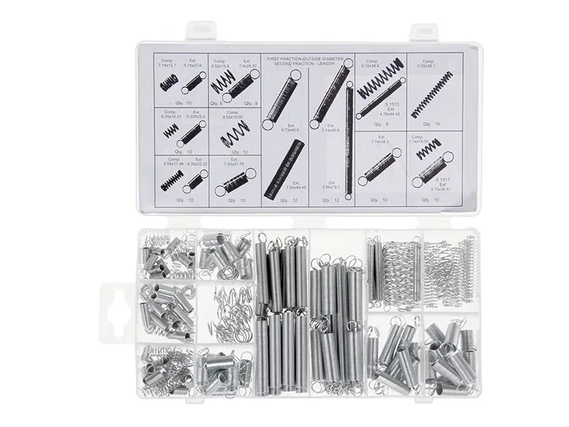 Набор пружин разного сечения и размеров