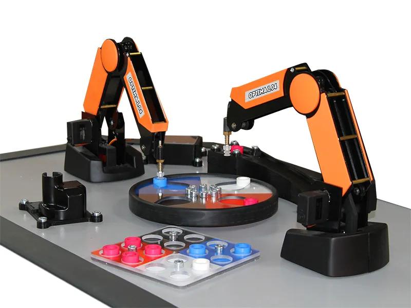 Расширенный робототехнический набор для изучения основ манипуляторной робототехники Optima-3. Приказ