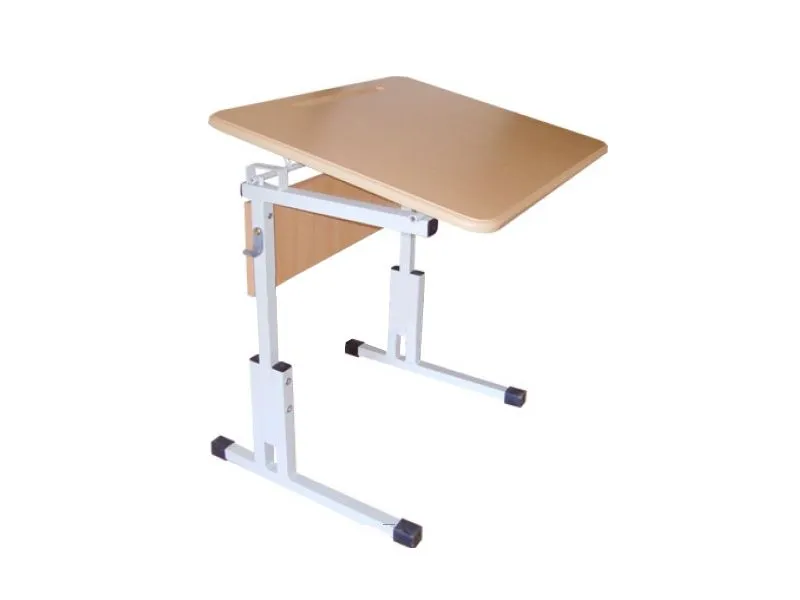 Стол ученический одноместный, с регулировкой высоты и угла наклона №5-7