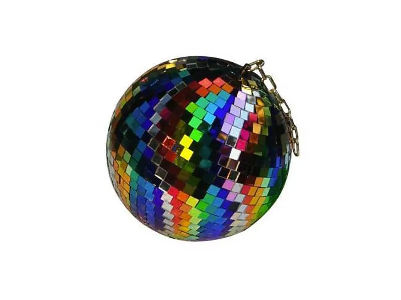 Шар зеркальный цветной для сенсорной комнаты D 350 мм