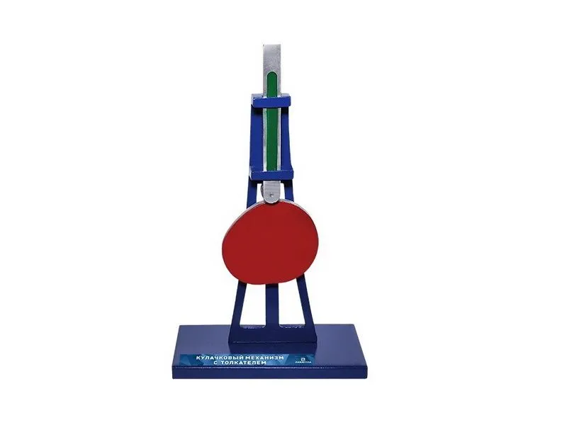 Кулачковый механизм с толкателем (модель)
