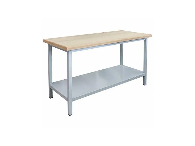 Стол кондитера с деревянной столешницей