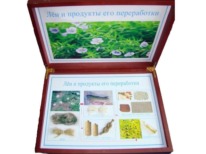 Коллекция «Лён» в деревянной коробке
