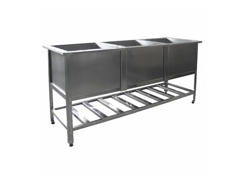 Ванна моечная, серия СТАНДАРТ, трехсекционная