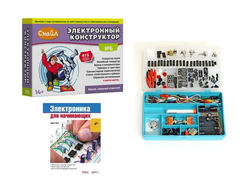 Конструктор СМАЙЛ №6 — 415 элементов с книгой